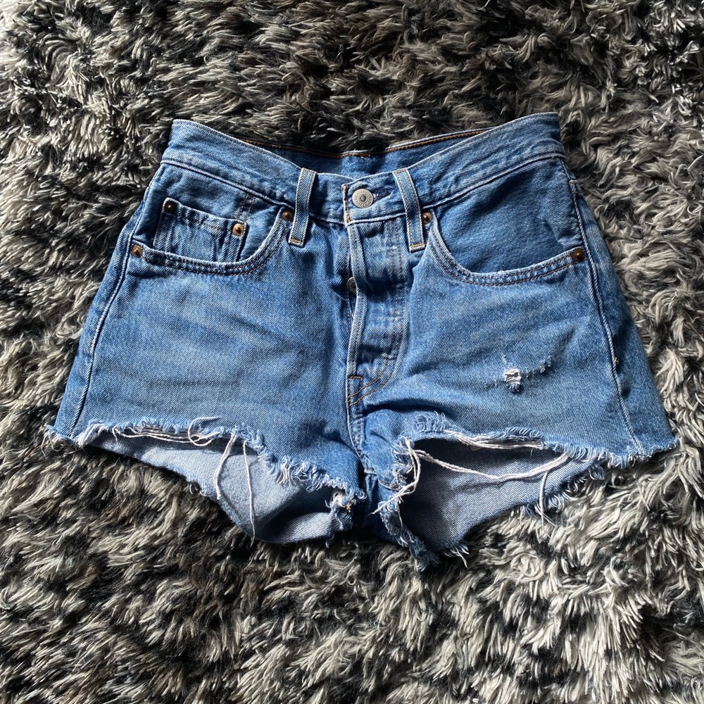 Levi's 501 Women's Blue Jean Shorts